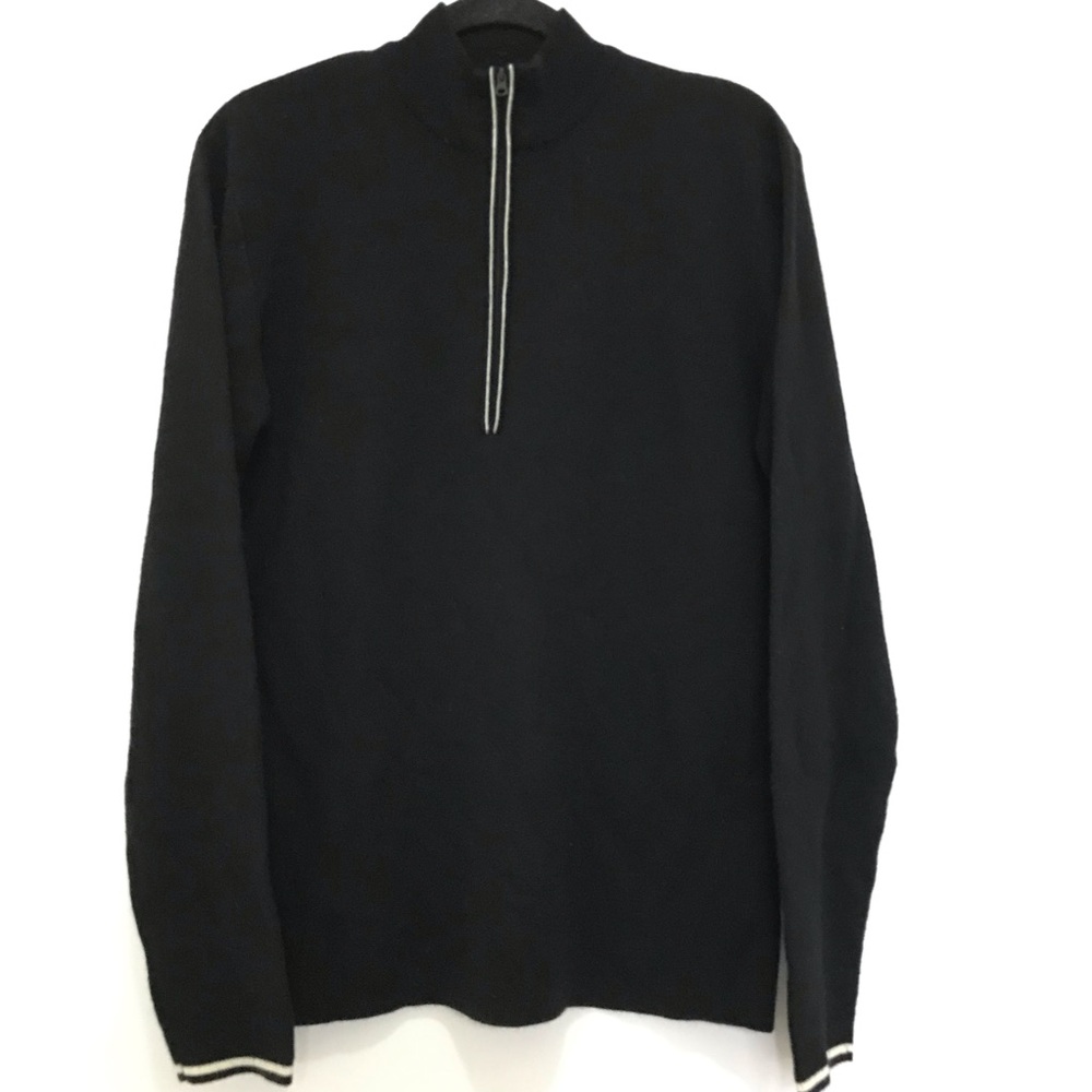 Obermeyer Black Half-Zip Men's Sweater Size M